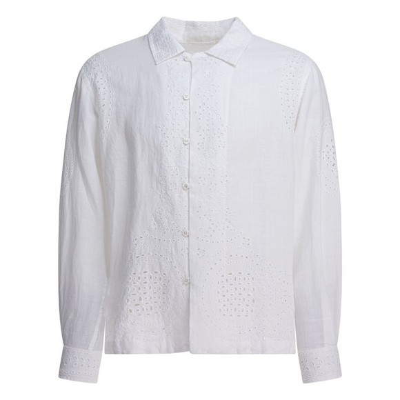 Bode Embroidered Linen Shirt - NWT - Picture 1 of 4